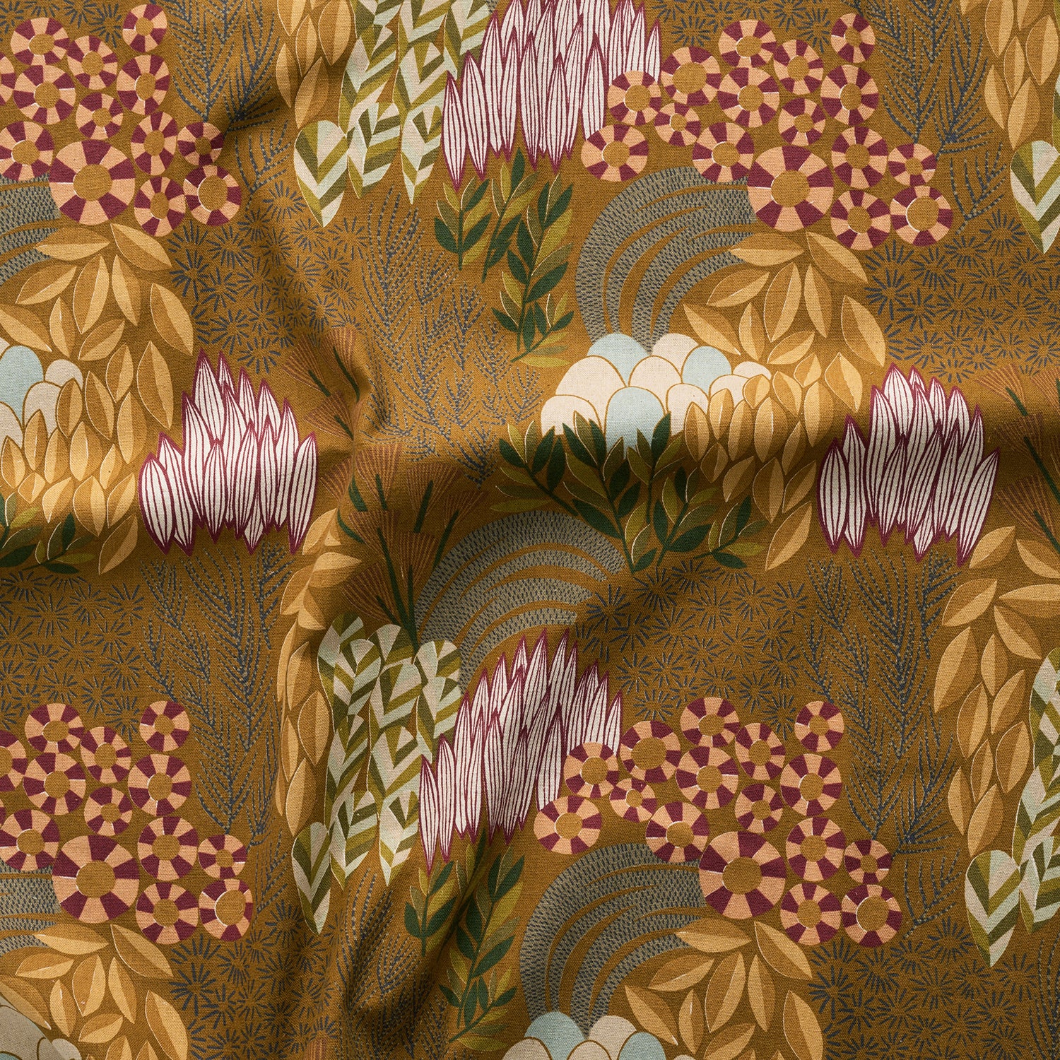 Bloom by Bookhou - Garden Cotton Linen Canvas - Brown TEKX-1400-1