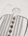 4nov Shell Buttons [Whistle Brown-lip Shell / 11.5mm] TPS-1192-1