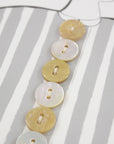 4nov Shell Buttons [Flat Round Beige x White / 13mm] TPS-1324-1