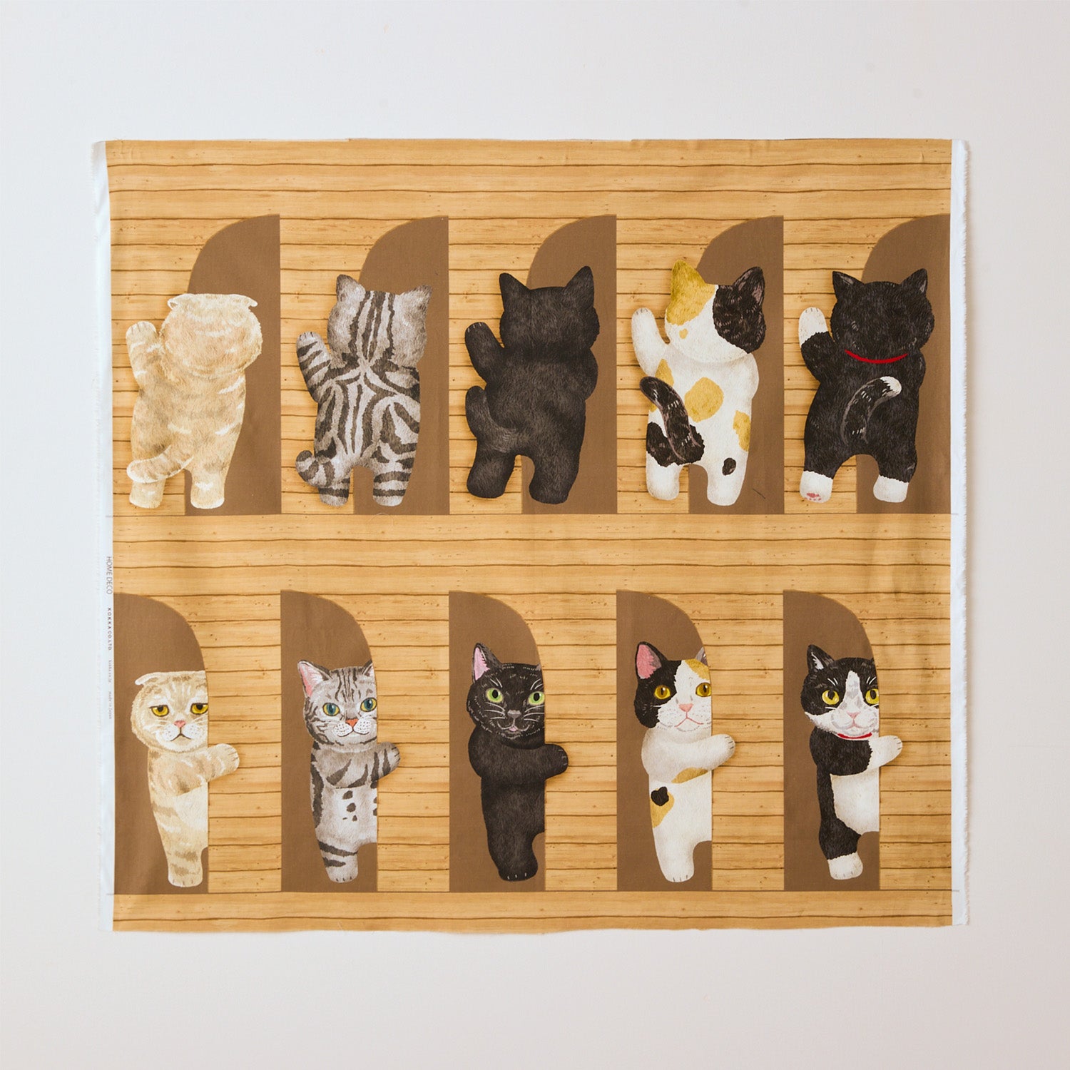 Home Deco Cat Friends Cotton Sheeting YGA-71030-1