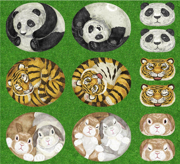 Home Deco Round Animals Grass Sheeting