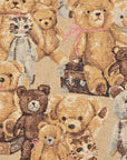 Teddy Bear Brushed Cotton Linen Canvas YGA-86010-1