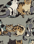 Art Cat Cotton Linen Lightweight Canvas - Grey YGA-86020-1