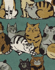 Art Cat Cotton Linen Lightweight Canvas - Emerald Green YGA-86020-1