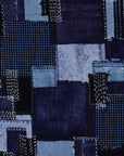 Sashiko Patchwork Print Cotton Twill YGA-89020-1