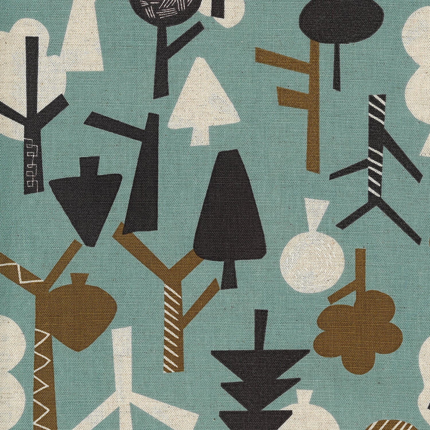 Scandinavian Style Forest Cotton Linen Canvas YGA-89070-2