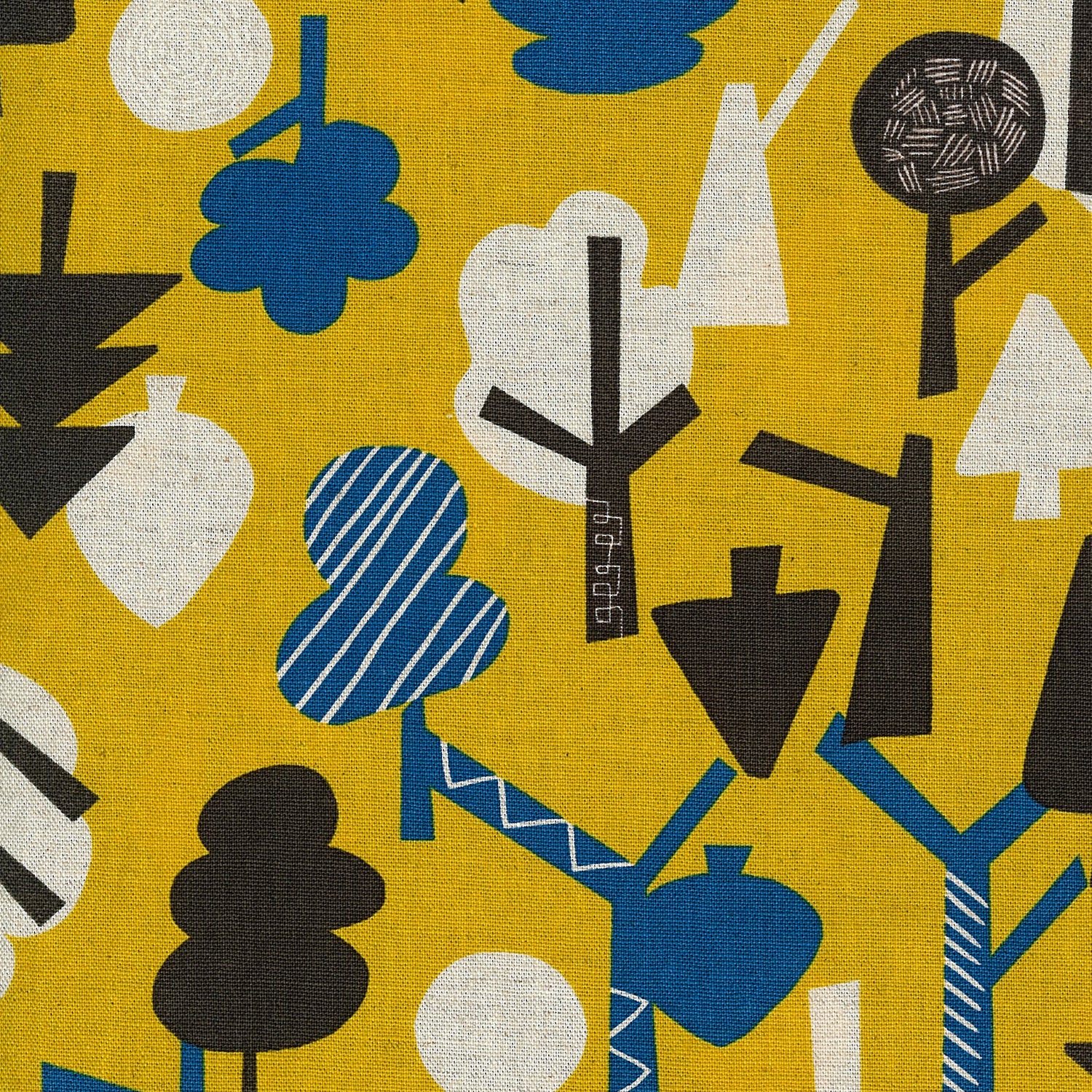 Scandinavian Style Forest Cotton Linen Canvas YGA-89070-2