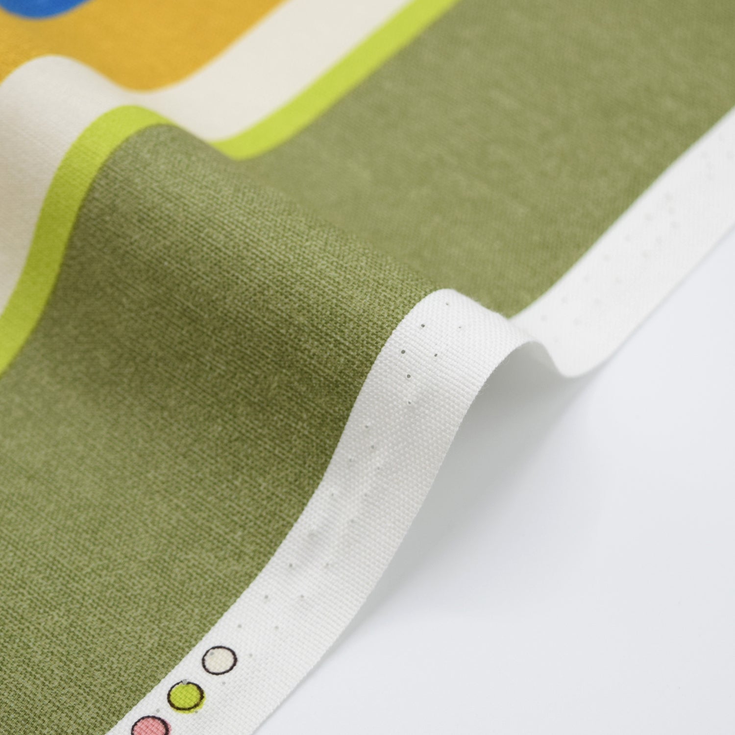 Dynamic Stripes Cotton Oxford - Yellow Multi
