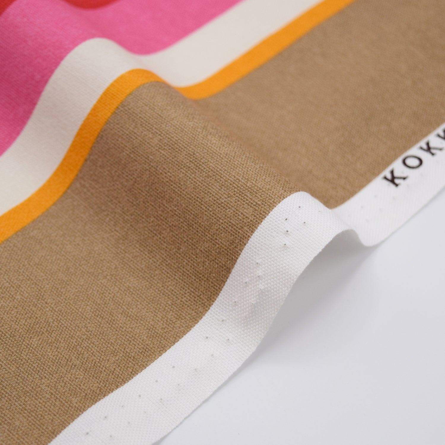 Dynamic Stripes Cotton Oxford - Pink Multi