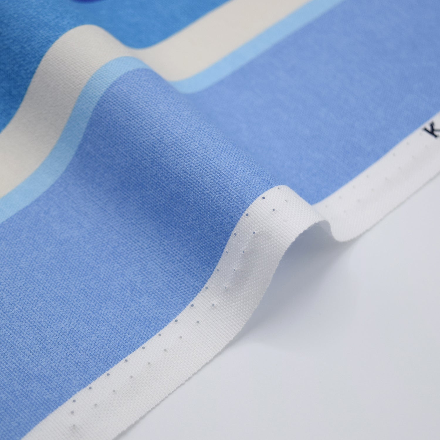Dynamic Stripes Cotton Oxford - Blue Multi