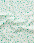 Pastel Geometric Cool Breeze Double Gauze - Green YGA-91090-1