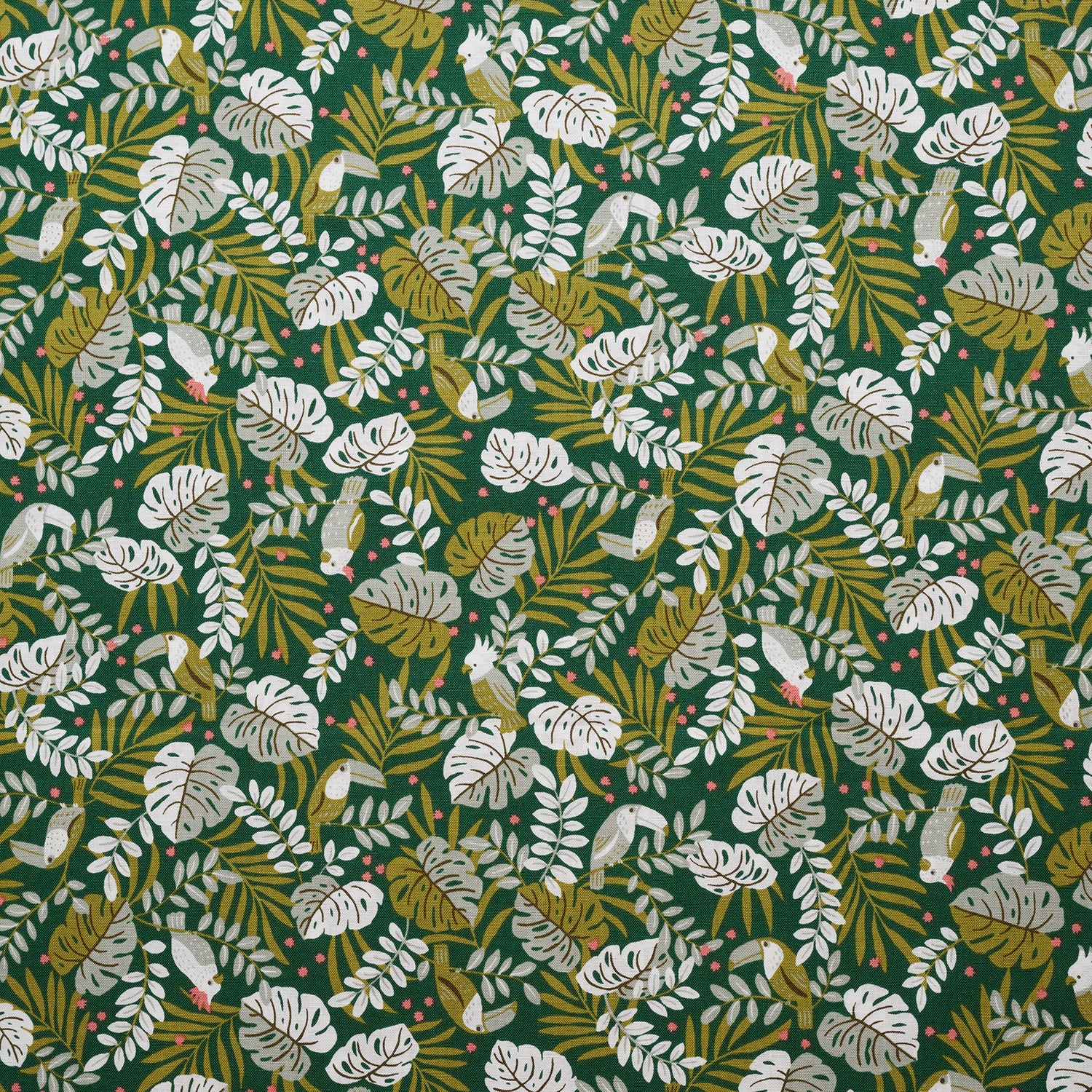 [Fabric Sample] Jungle Animals Cotton Sheeting YGA-91110-2
