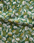 Jungle Animals Cotton Sheeting - Green YGA-91110-2