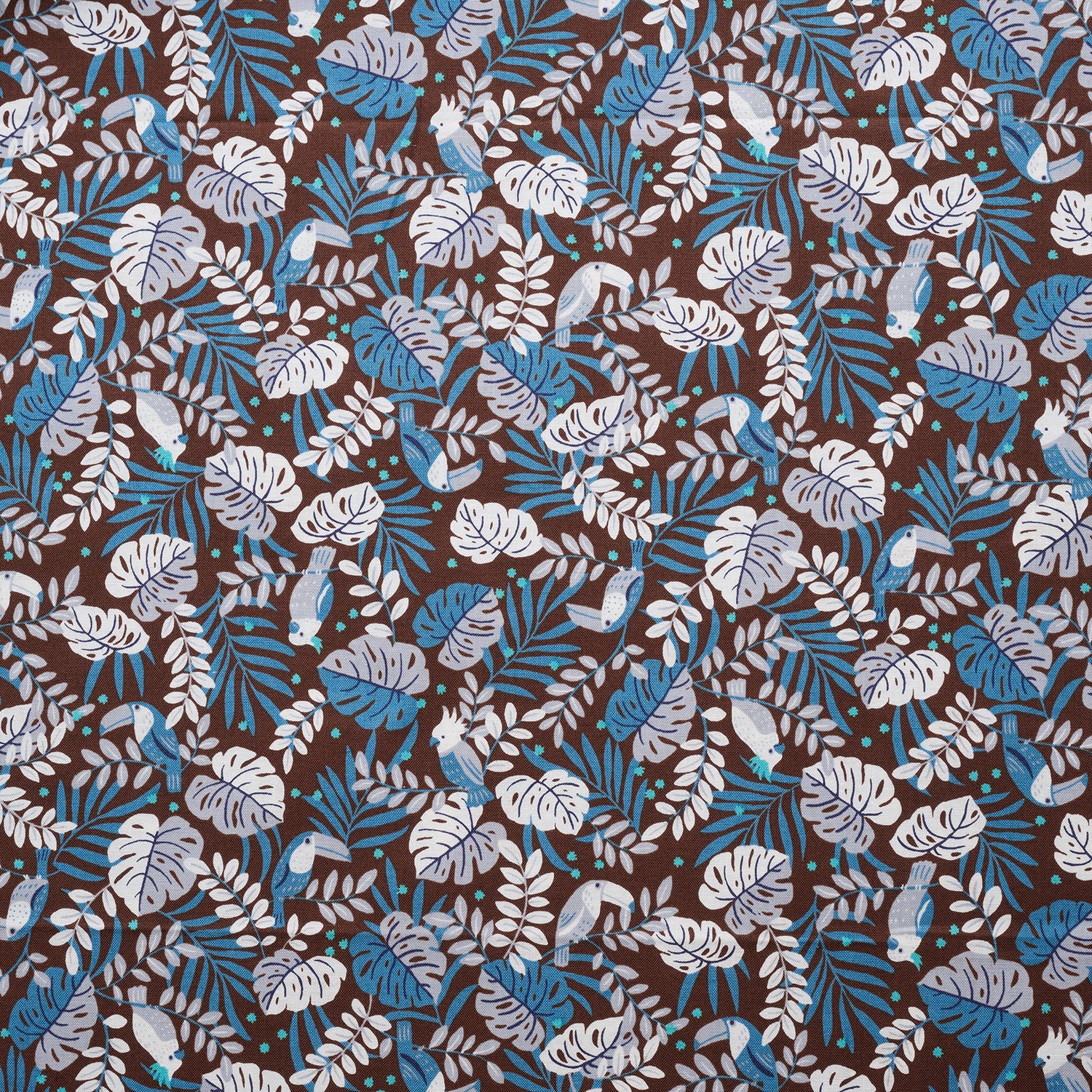 [Fabric Sample] Jungle Animals Cotton Sheeting YGA-91110-2