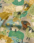 Powerful Animal Sheep Cotton Oxford - Green
