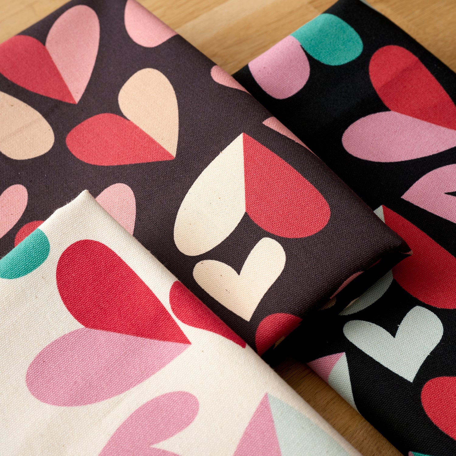 Retro Charm Heart Cotton Oxford YKA-36010-3