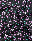 Cherry Bonbon Cotton Oxford - Black YKA-39020-1