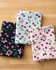 [Fabric Sample] Cherry Bonbon Berries Cotton Oxford YKA-39020-1