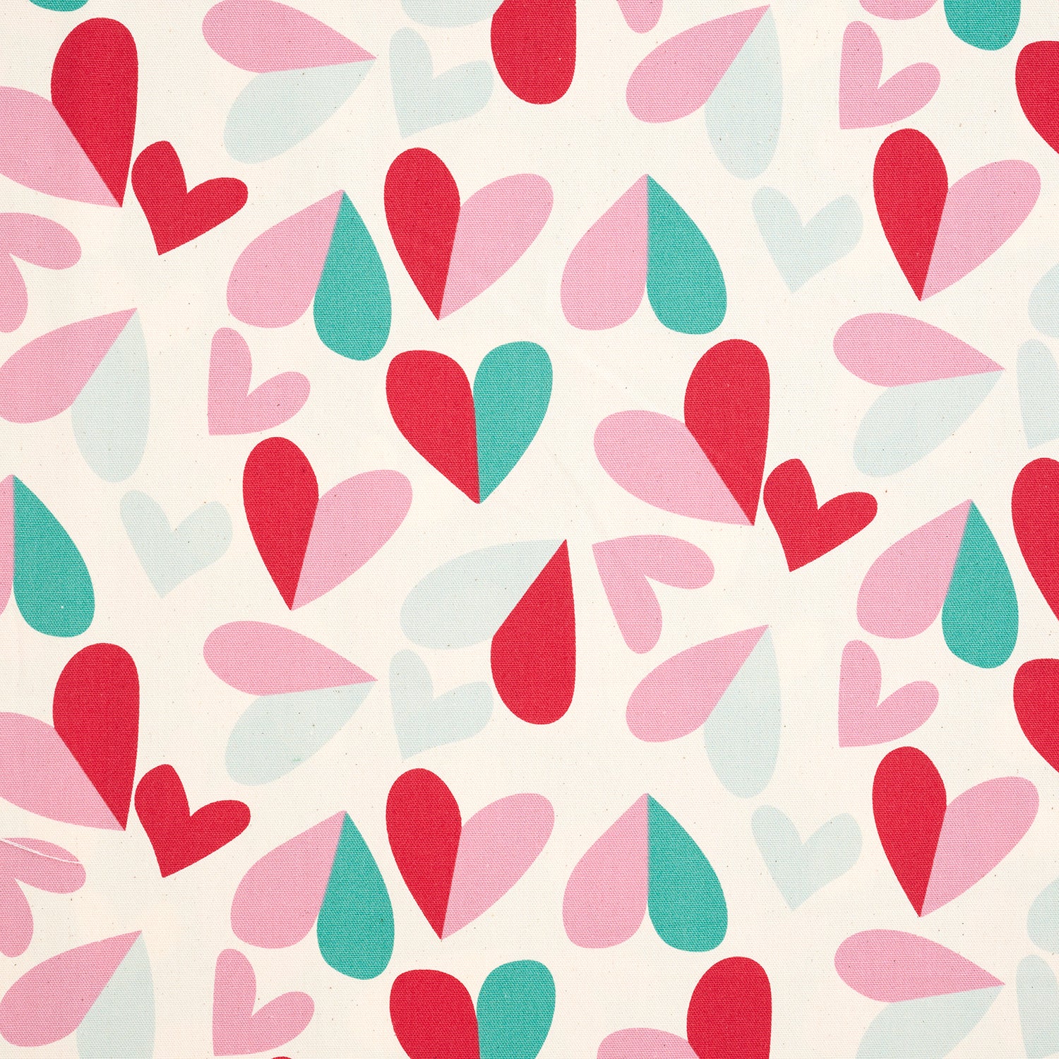 Retro Charm Heart Cotton Oxford YKA-36010-3