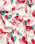 Retro Charm Heart Cotton Oxford YKA-36010-3