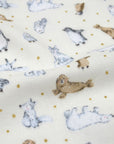 Artic Animals Cotton Double Gauze - Cream