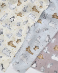 [Fabric Sample] Artic Animals Cotton Double Gauze