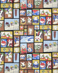 [Fabric Sample] Funny Cats in Japan Cotton Sheeting