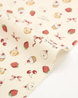 Sweetie Cupcakes Cotton Oxford - White