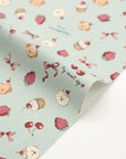 Sweetie Cupcakes Cotton Oxford - Light Blue