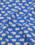 Simply Palette Elephant Cotton Oxford - Blue