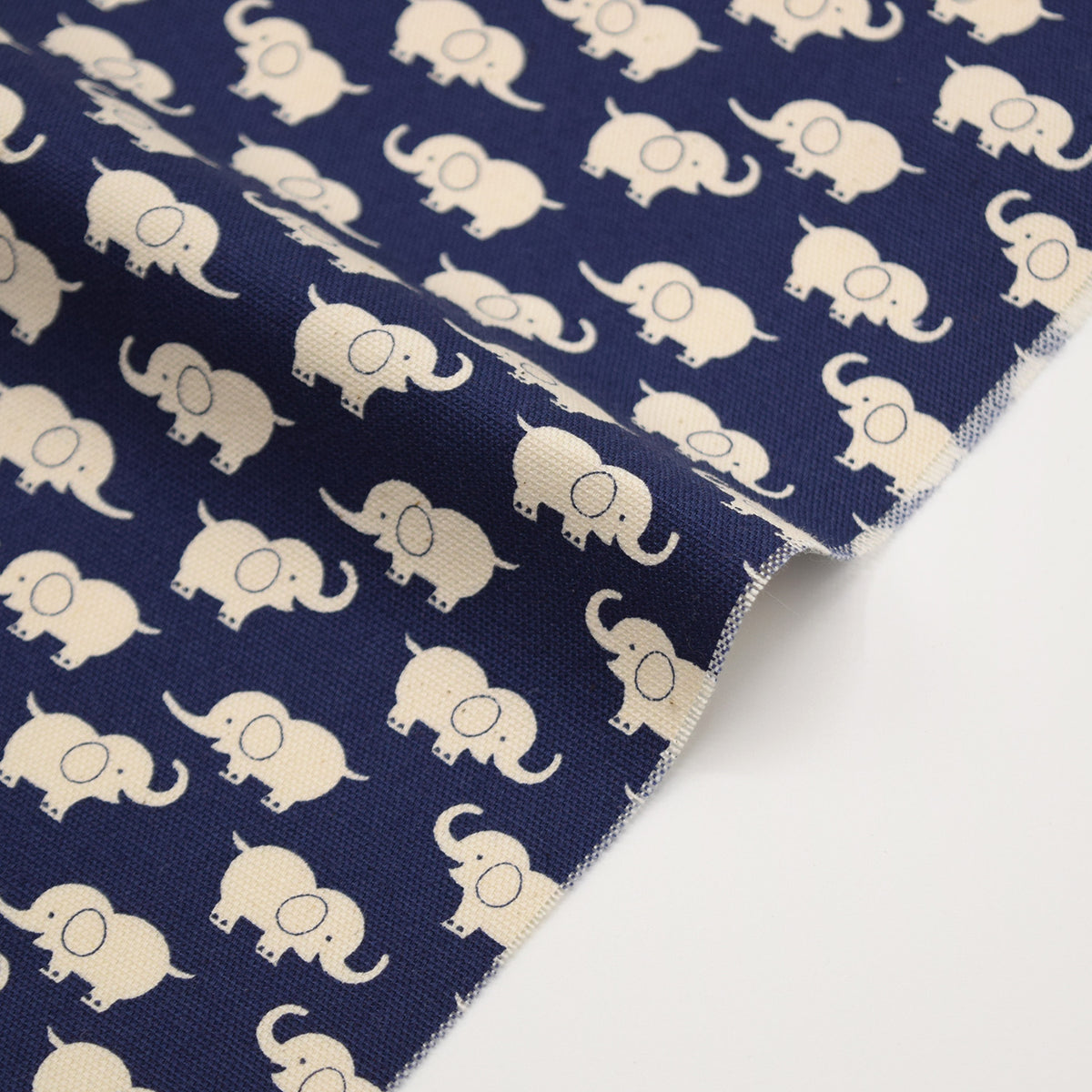 [Fabric Sample] Simply Palette Elephant Cotton Oxford