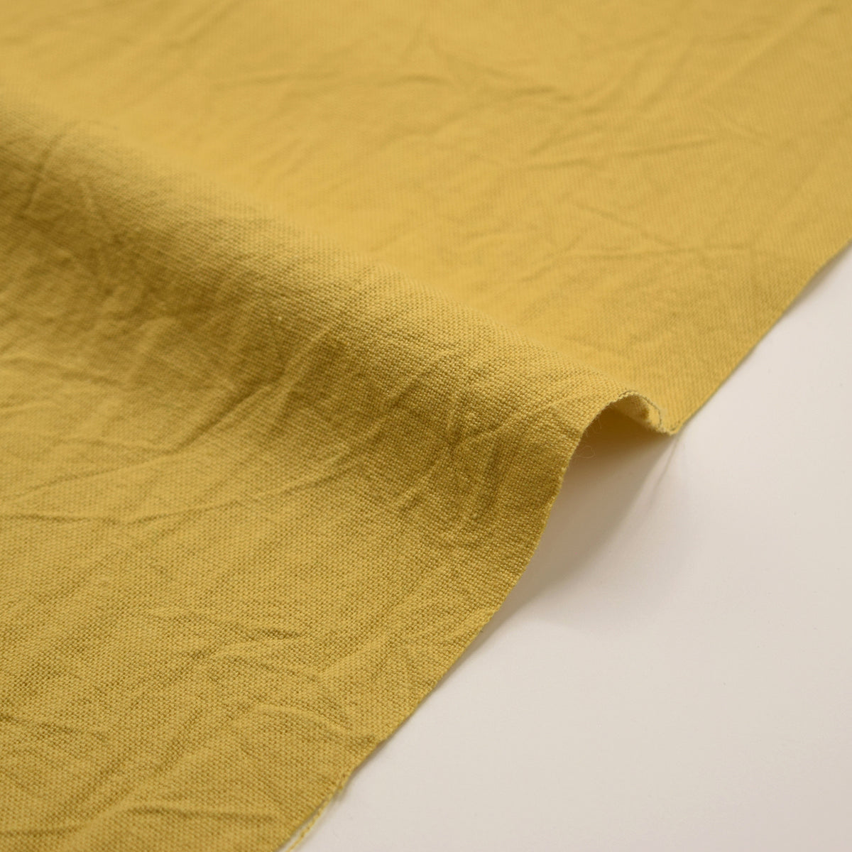 Nuno to Mono Cotton Linen Washed Canvas - Mustard YKA-510-1