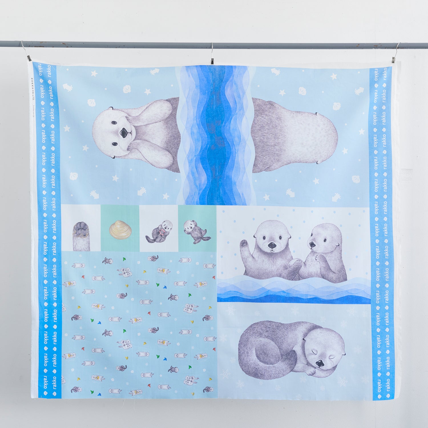 Animania Sea Otter Cotton Sheeting Panel