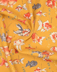 Japanese Goldfish Cotton Oxford - Mustard