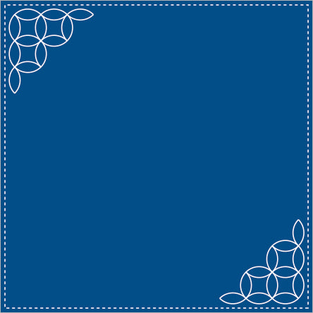 Sashiko Linen Handkerchief Kit