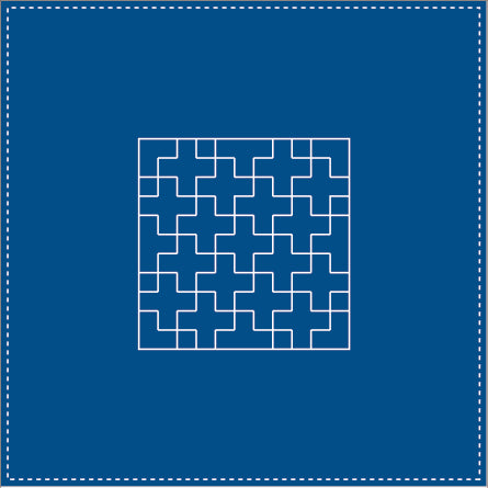Sashiko Linen Handkerchief Kit