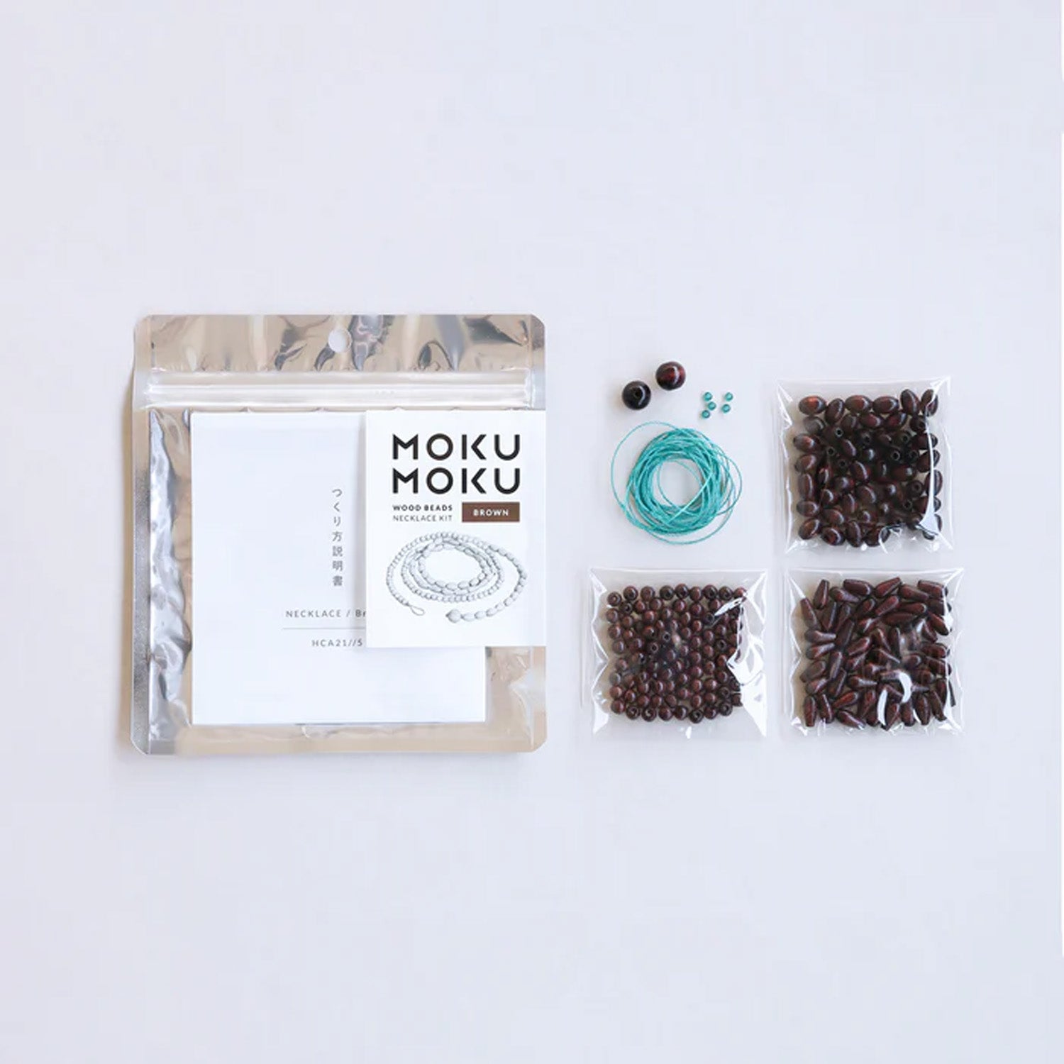 Wood Beads Necklace Kit