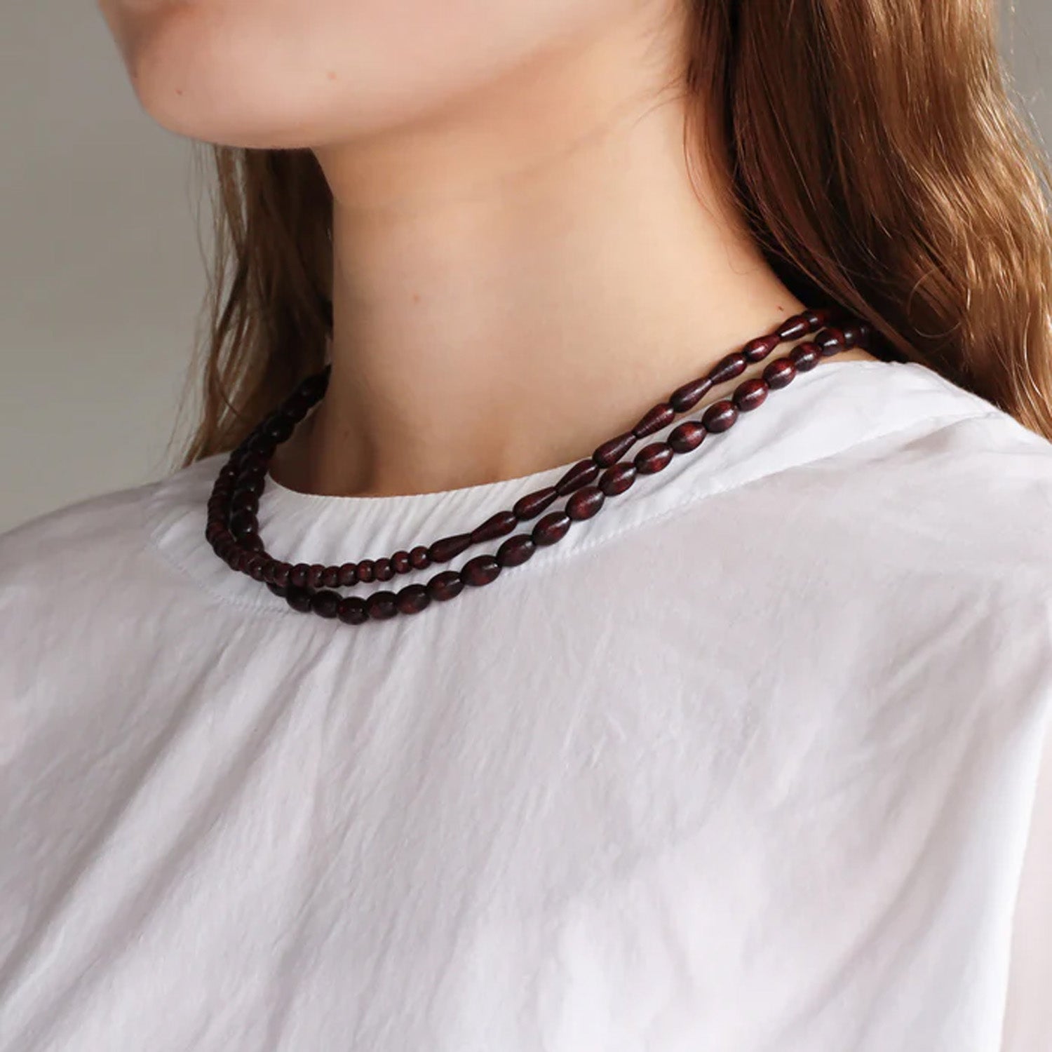 Wood Beads Necklace Kit