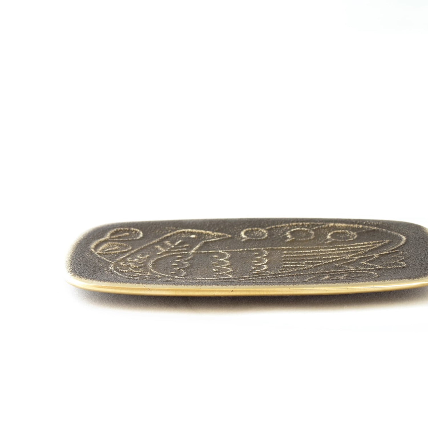 [Kokka Lifestyle] CASTIN&#39; Bird Motif Brass Tray