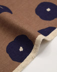 Echino Fluff Cotton Linen Canvas - Brown