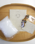 Embroidery Cat Brooch Kit - Fruit Wreath