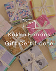 Kokka Fabrics Digital Gift Certificate