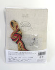 Embroidery Cat Brooch Kit - Strawberry