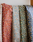 Flownny Paisley Flower Cotton Lawn - Red NFA-1040-42