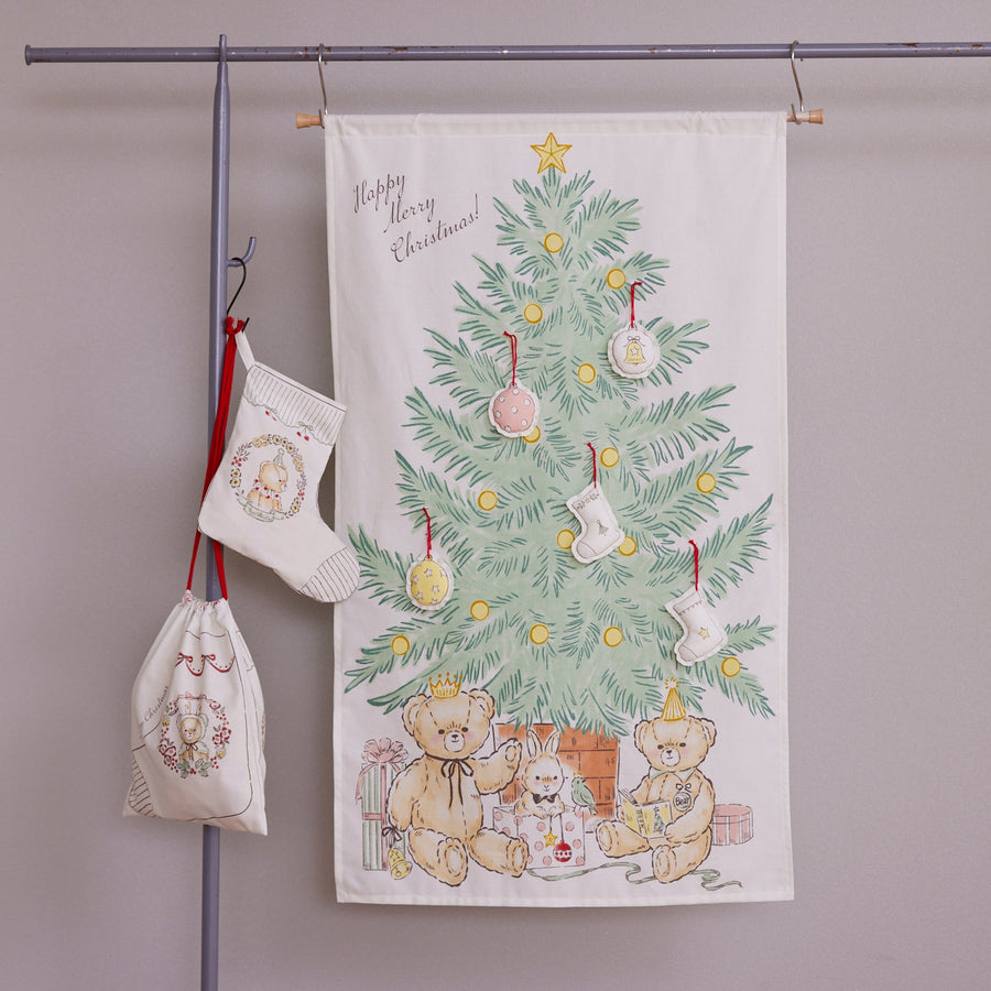 Christmas Tree & Stocking Tapestry