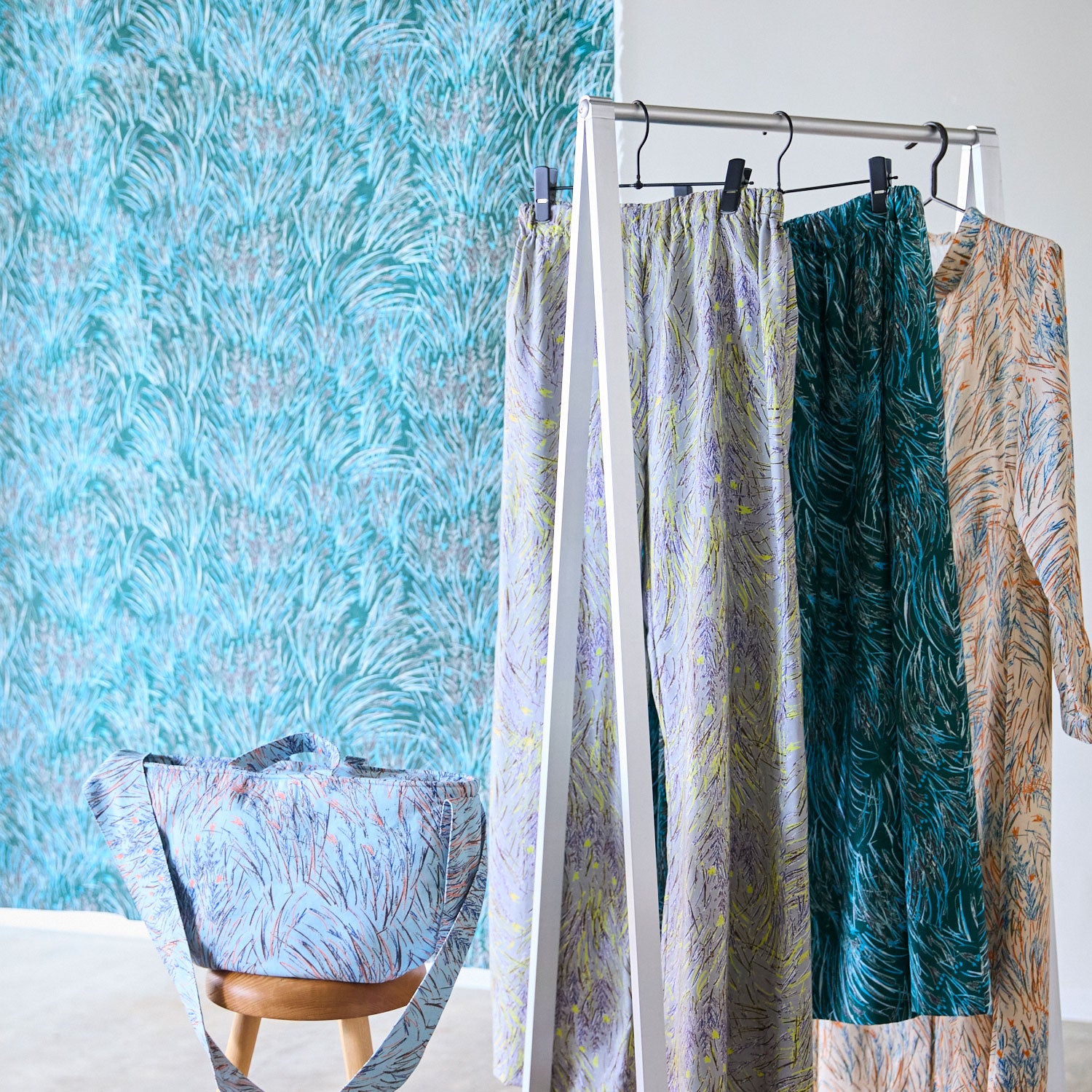 KESHIKI Harappa Cotton Linen Sheeting EKX-4820-1