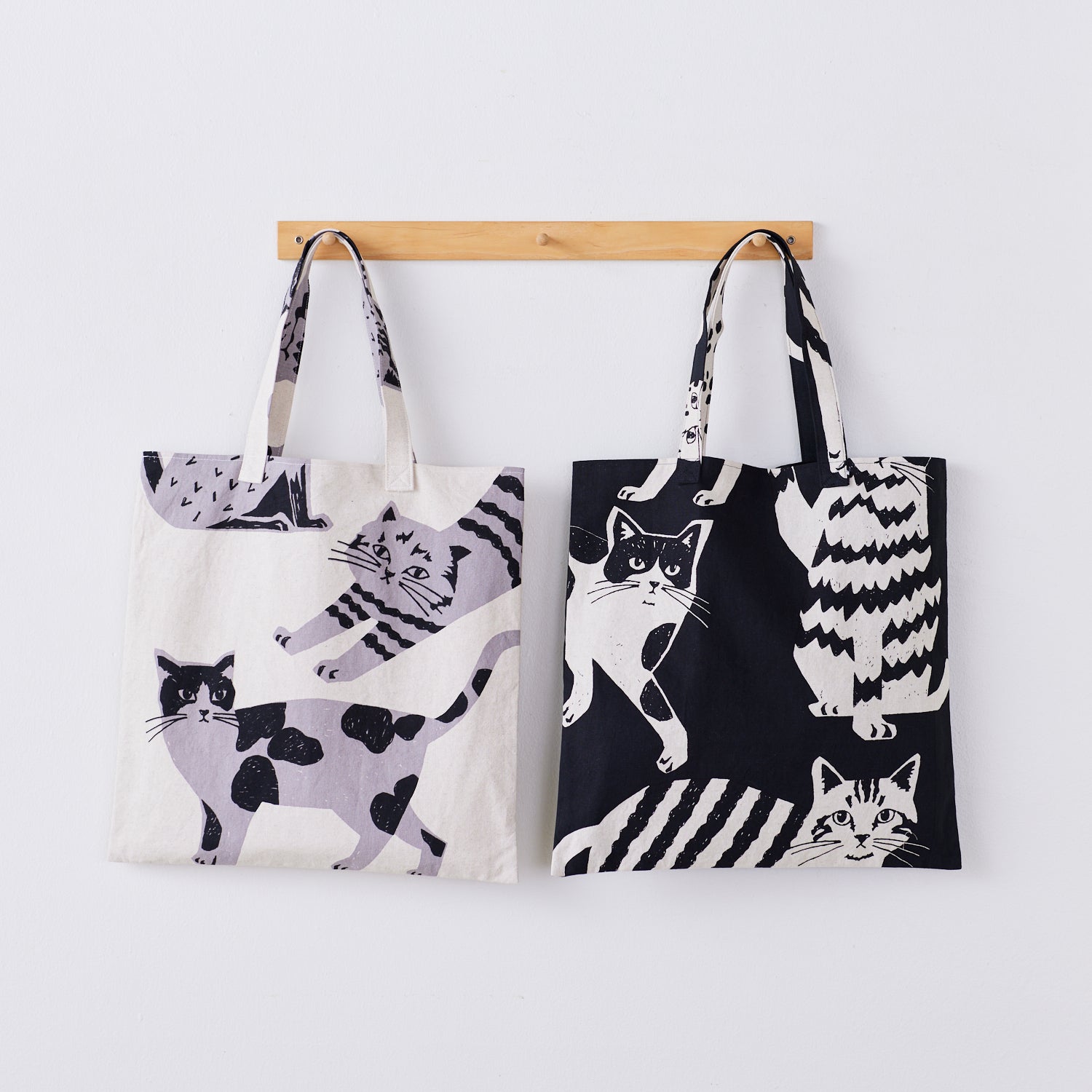 echino Neko Noe CAT CAT Cotton Linen Canvas