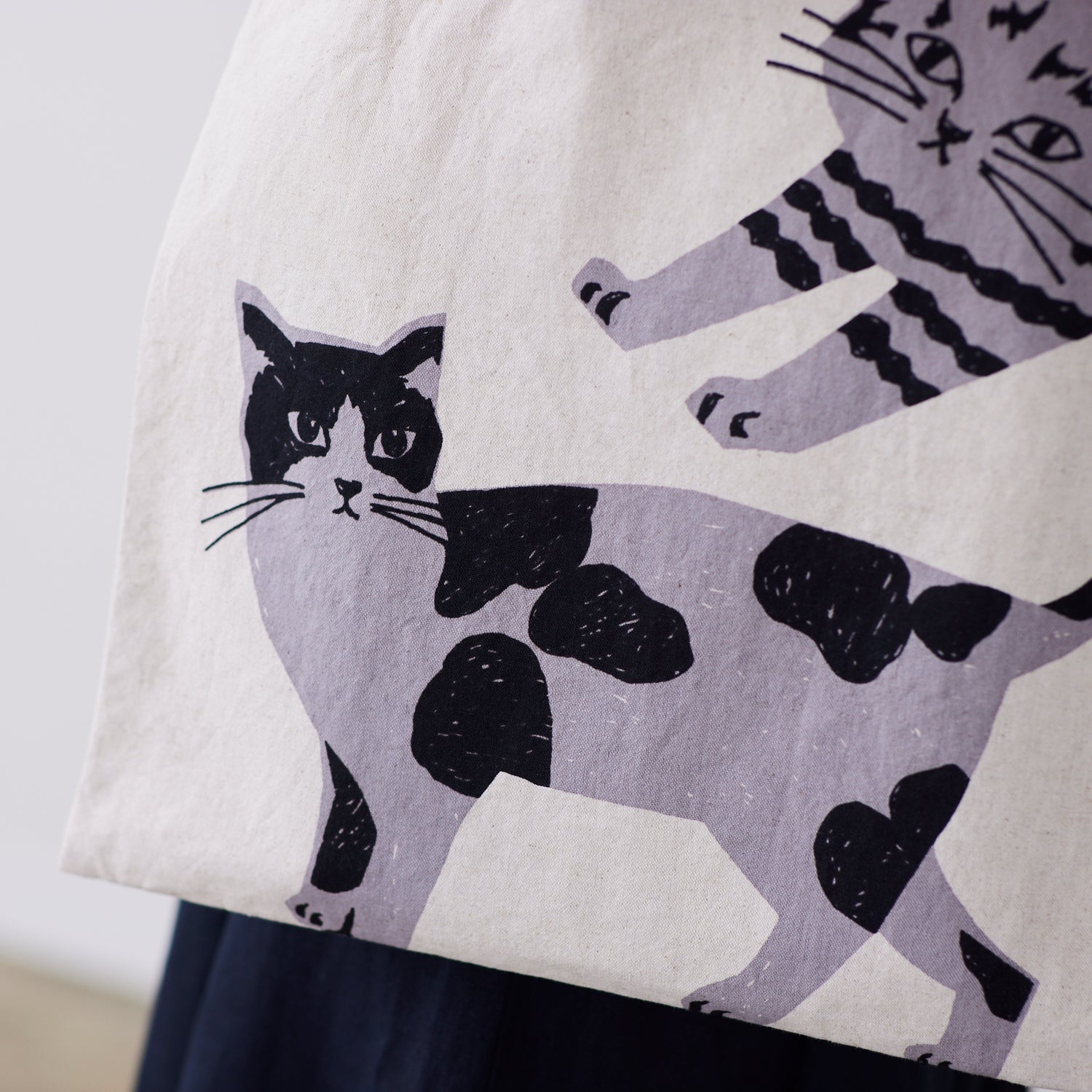 echino Neko Noe CAT CAT Cotton Linen Canvas