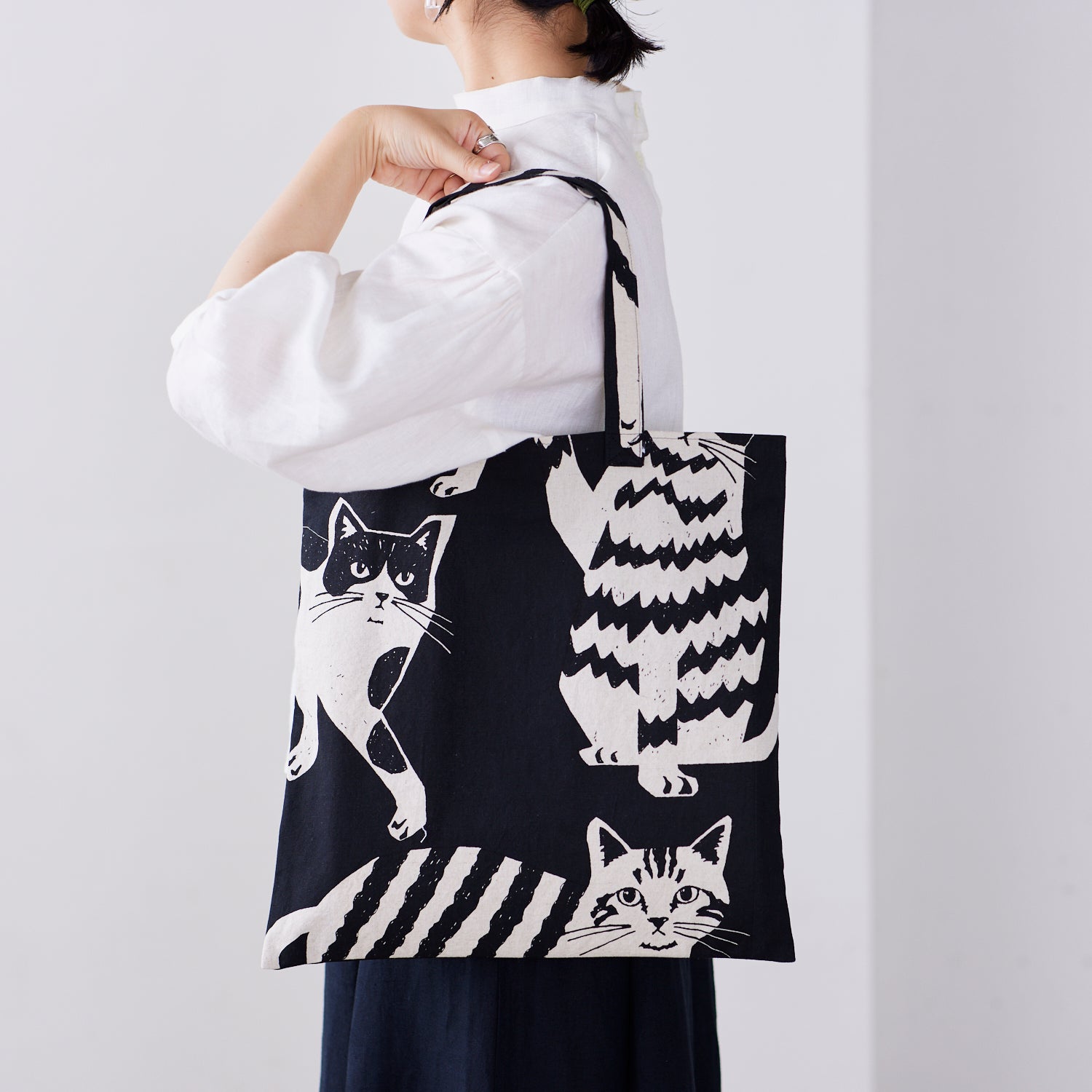 echino Neko Noe CAT CAT Cotton Linen Canvas