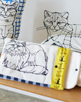 +HAyU Cat Panel Cotton Linen Canvas